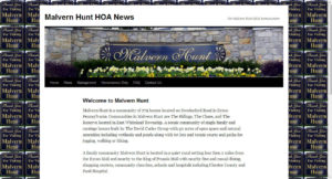 Malvern Hunt HOA